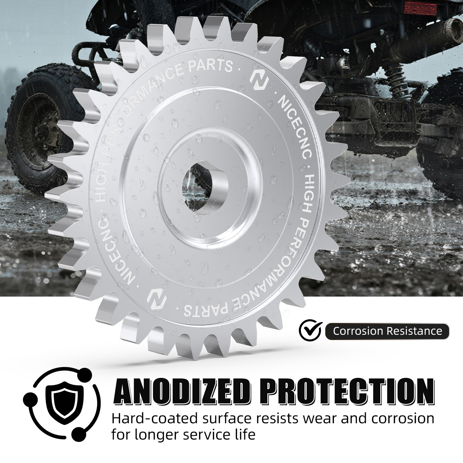 For YAMAHA RAPTOR 700 700R SE ATV Oil Pump Drive Gear #3AJ-13325-00-00 2014-2026