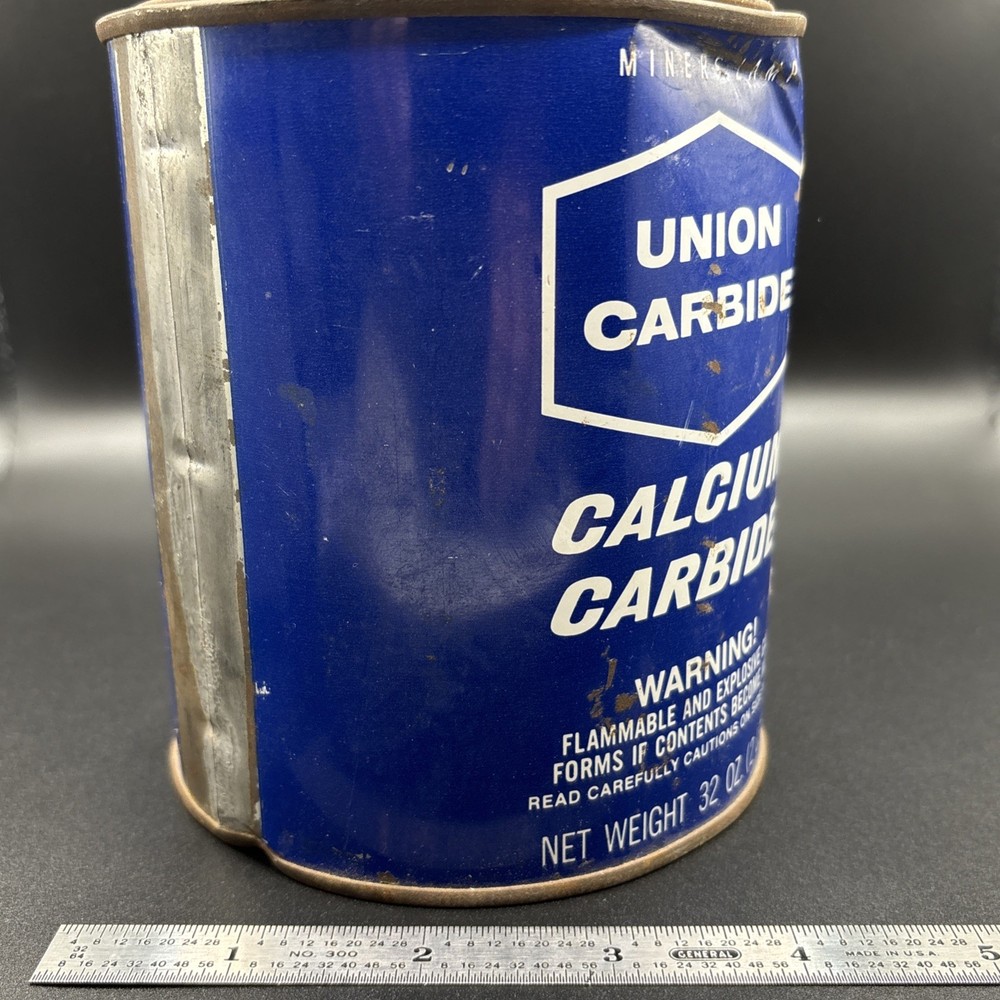 Vintage Union Carbide Mining Tin Sealed