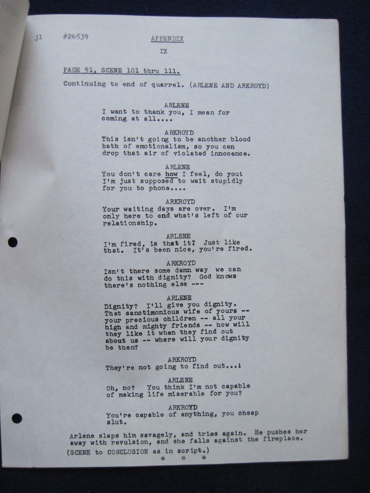 ORIGINAL Film SCRIPT for JIGSAW - BRADFORD DILLMAN'S Copy with His Notes
