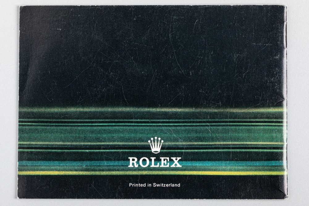 Original Rolex Datejust English Booklet Dated 1981! Ref. 593.26
