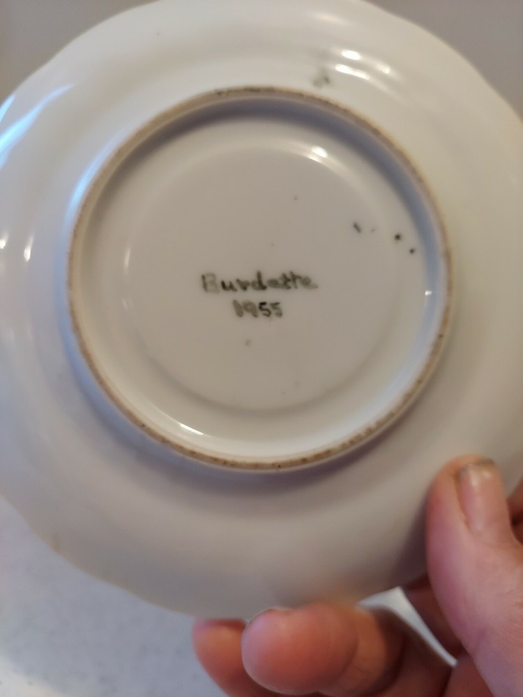 Burdette 1955 Cup And Saucer