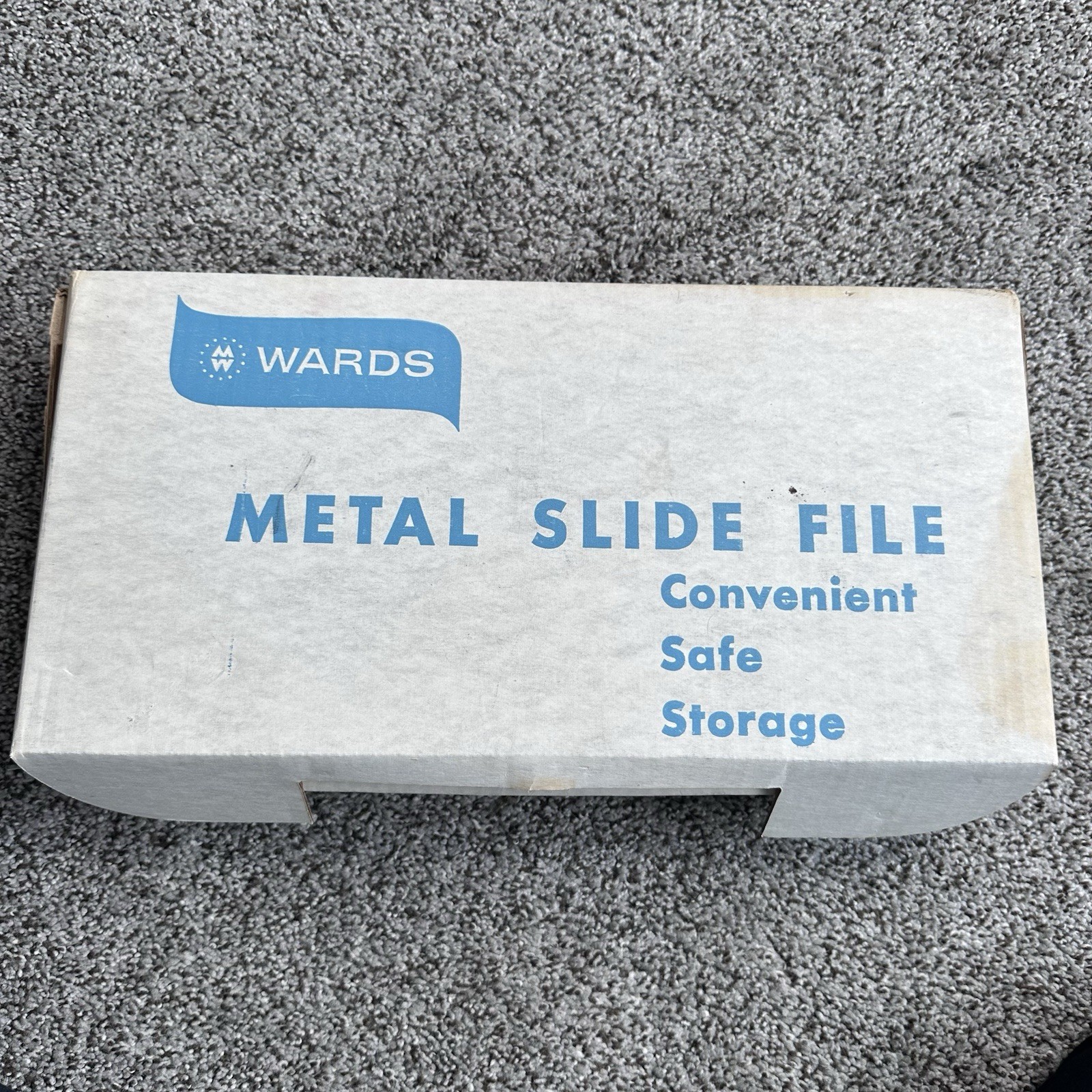 Vintage 1962 Case Of Optomology Eye Doctor Vision Word Slides EUC