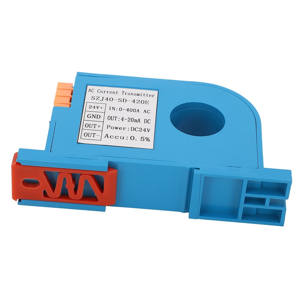 AC Current Transmitter 4‑20mA Output Single Phase AC Current Transducer Sens NEW
