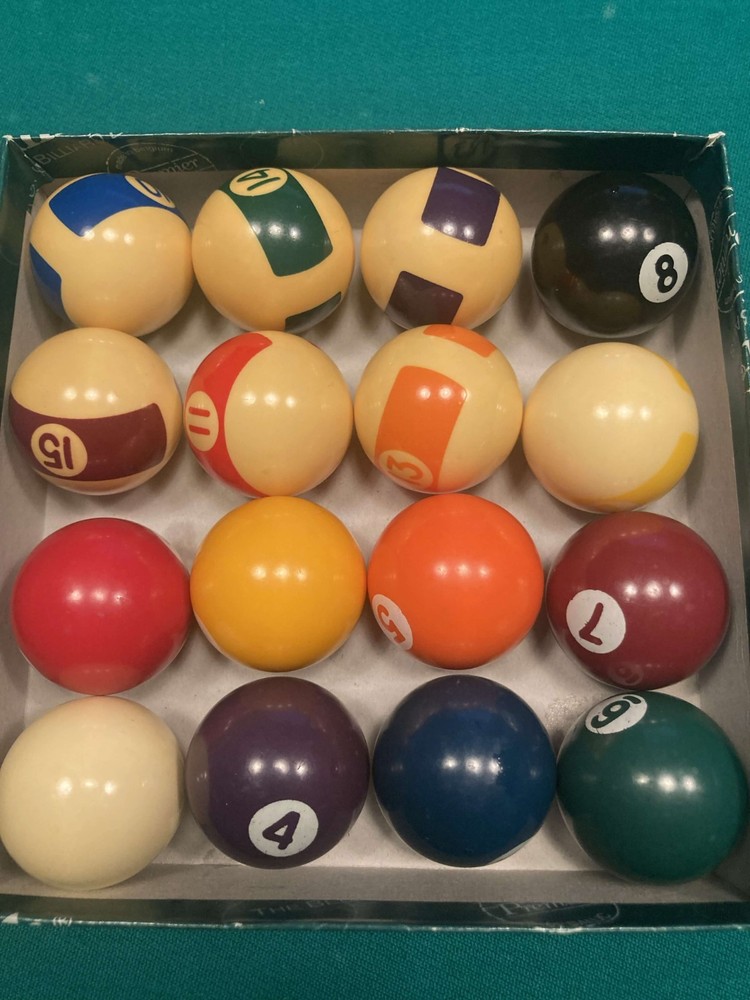 Aramith Premier 1½″ (38mm) Belgian Pool Ball Set – Complete set