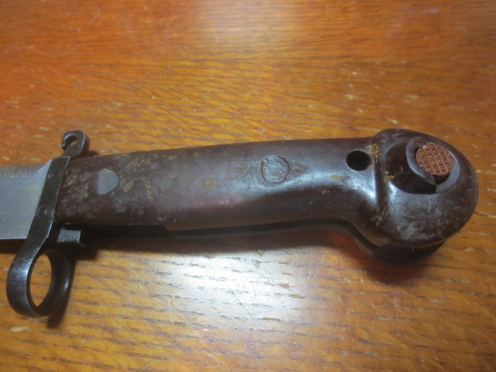 Vtg Bakelite? Handle Bayonet WWII