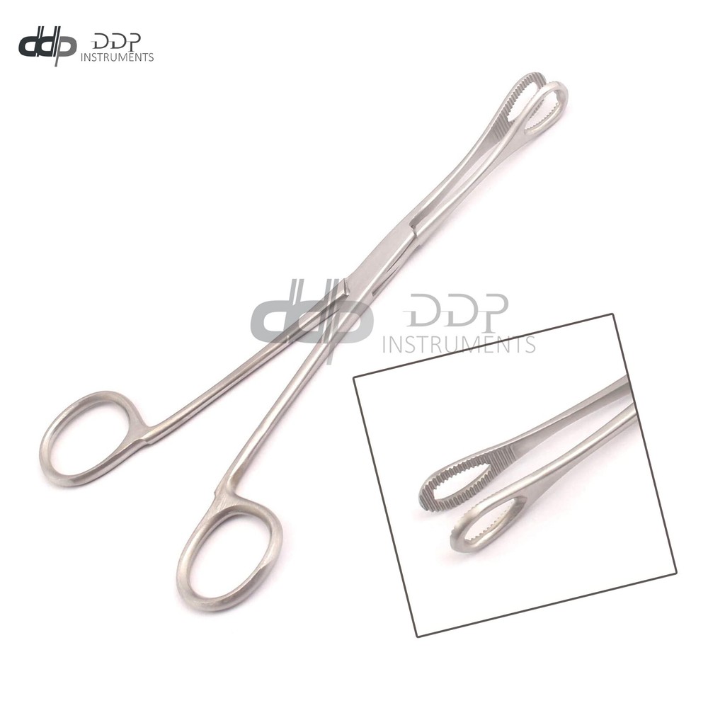6.25" UN-Slotted Non-Locking FOERSTER Sponge Forceps Surgical Instruments
