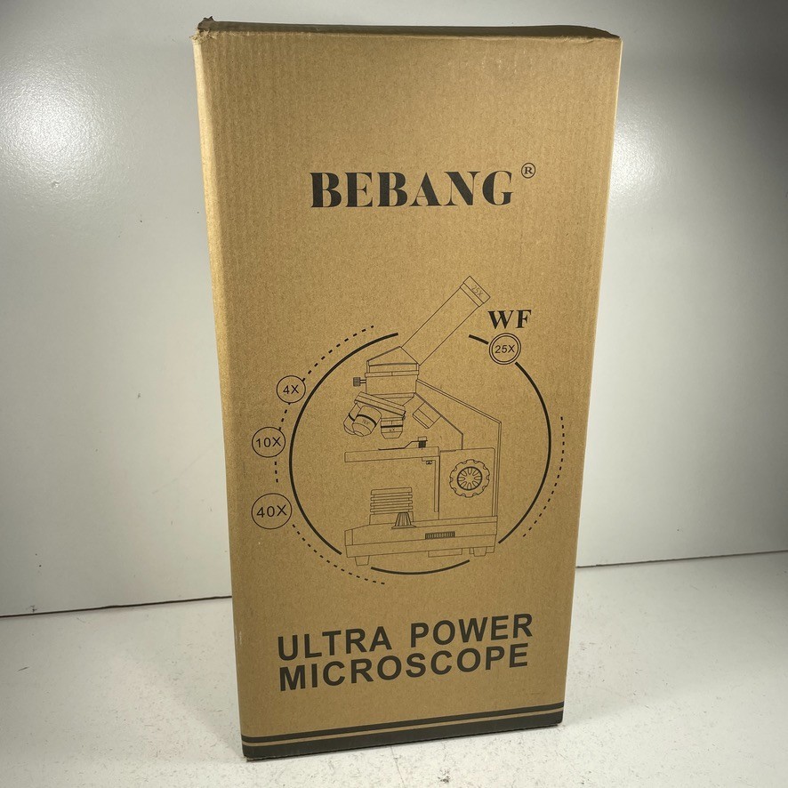 Bebang Ultra Power Microscope 100X-2000X With Accessories White