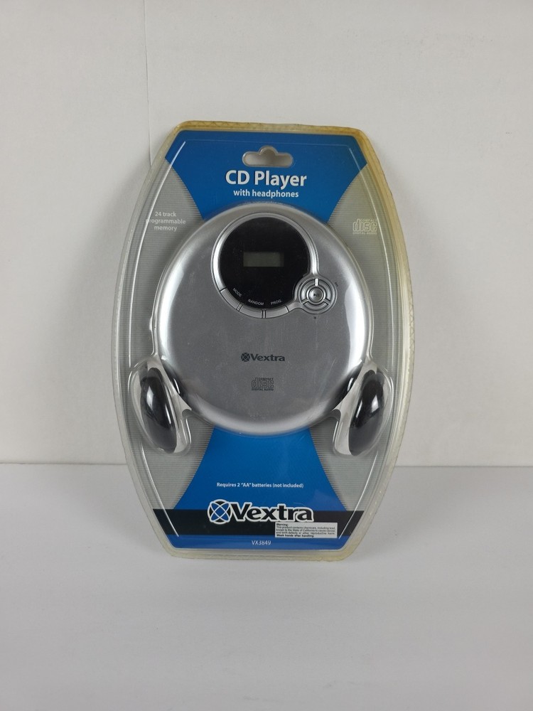 Vintage Vextra CD Player NEW/SEALED Programmable Memory Silver