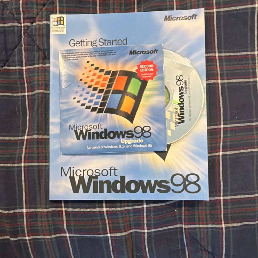 Microsoft Windows 98 Upgrade Second Edition CD with Manual, Operating System