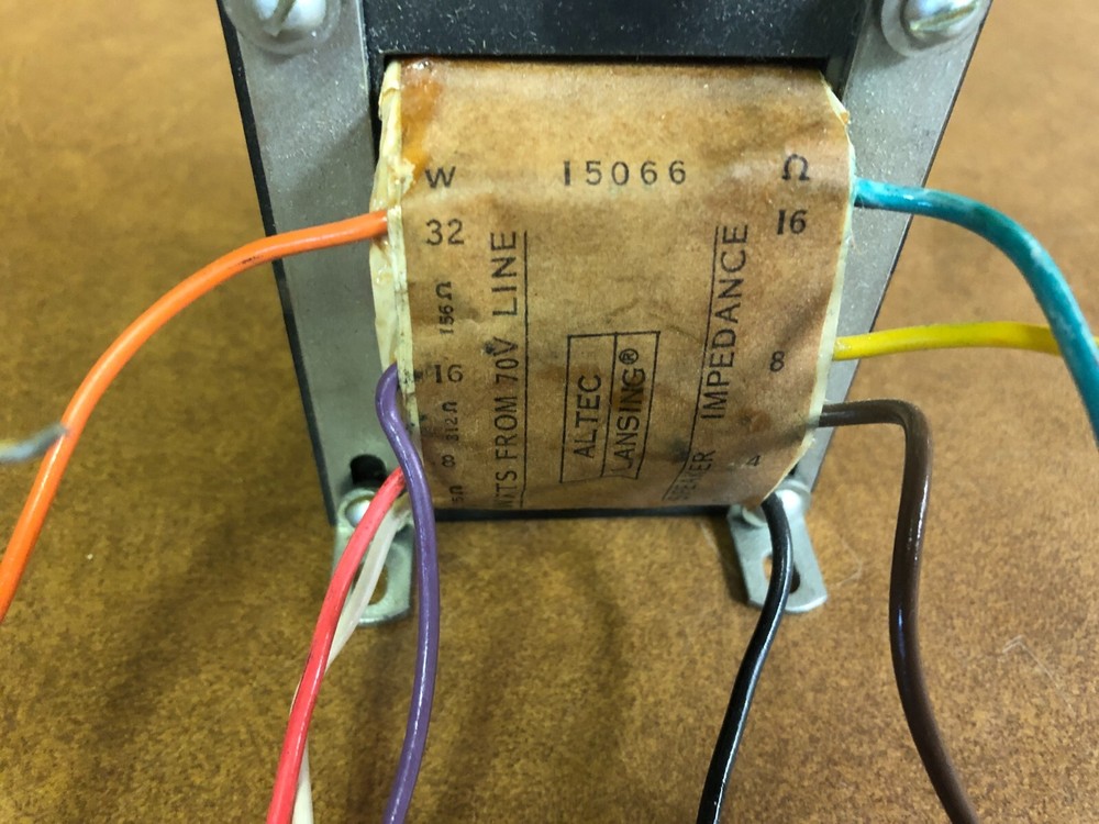 Altec Lansing 15066 Transformer