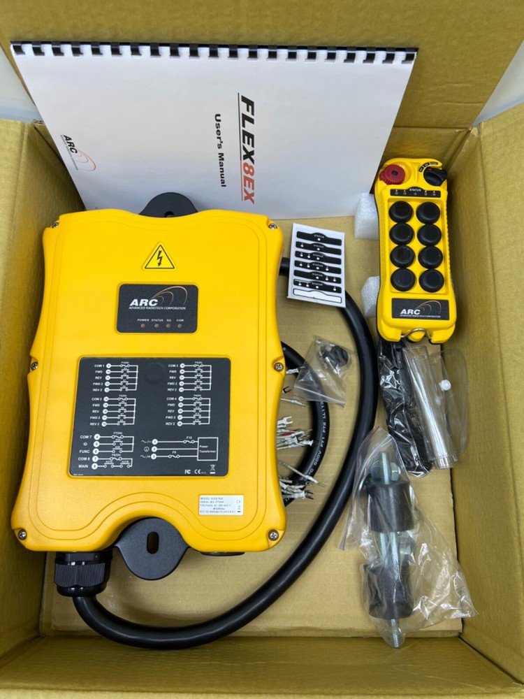 ARC FLEX 8EX Overhead Crane Hoist Radio Remote Control System with controller