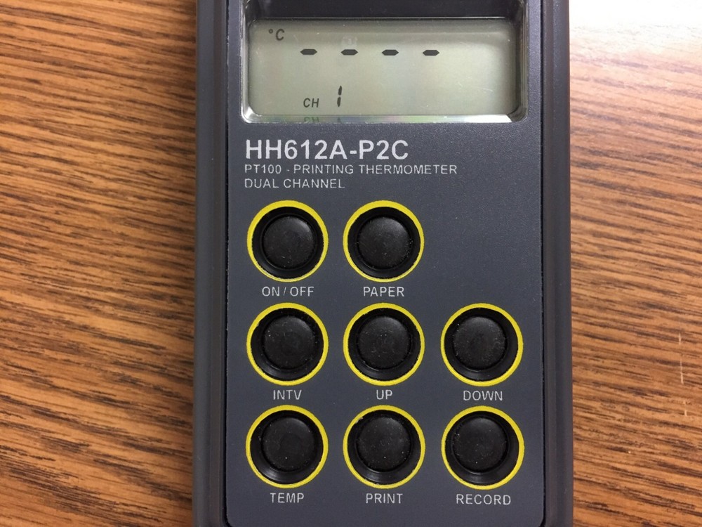 Omega HH612A-P2C Printing/Logging Handheld Thermometer