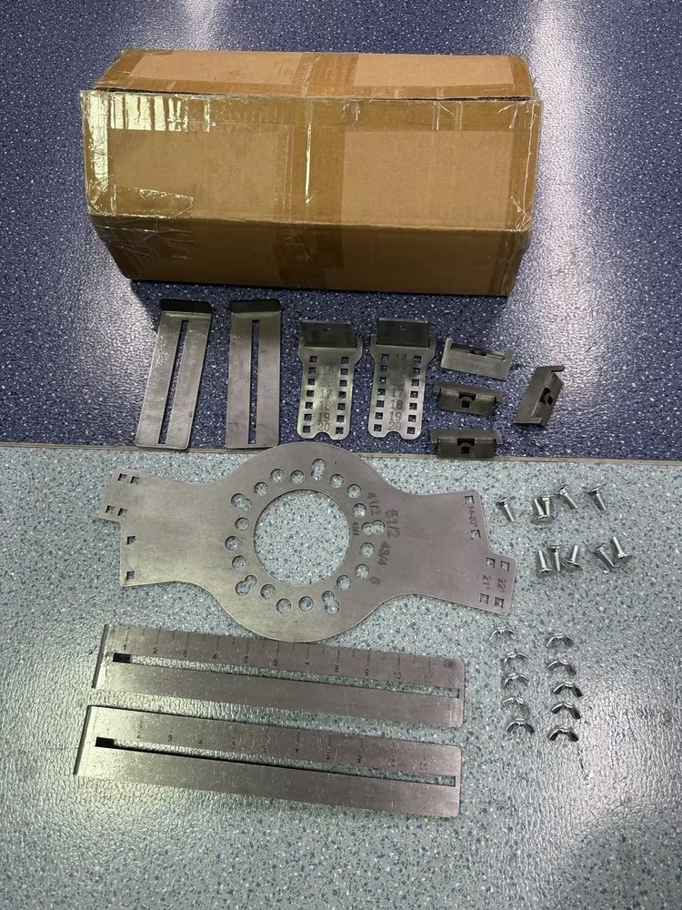 Wheel Fitment Testing Tool, Tire Size Fit Test Measuring Mockup, 5-Lug Pattern