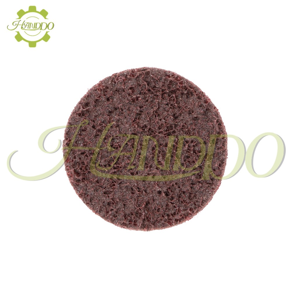 25 Pack - 2 Inch Surface Conditioning Discs Medium Red Quick Change Prep Pads