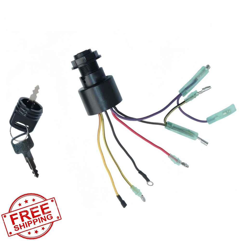 Mercury Mariner Outboard Ignition Switch 3-Position w/Keys