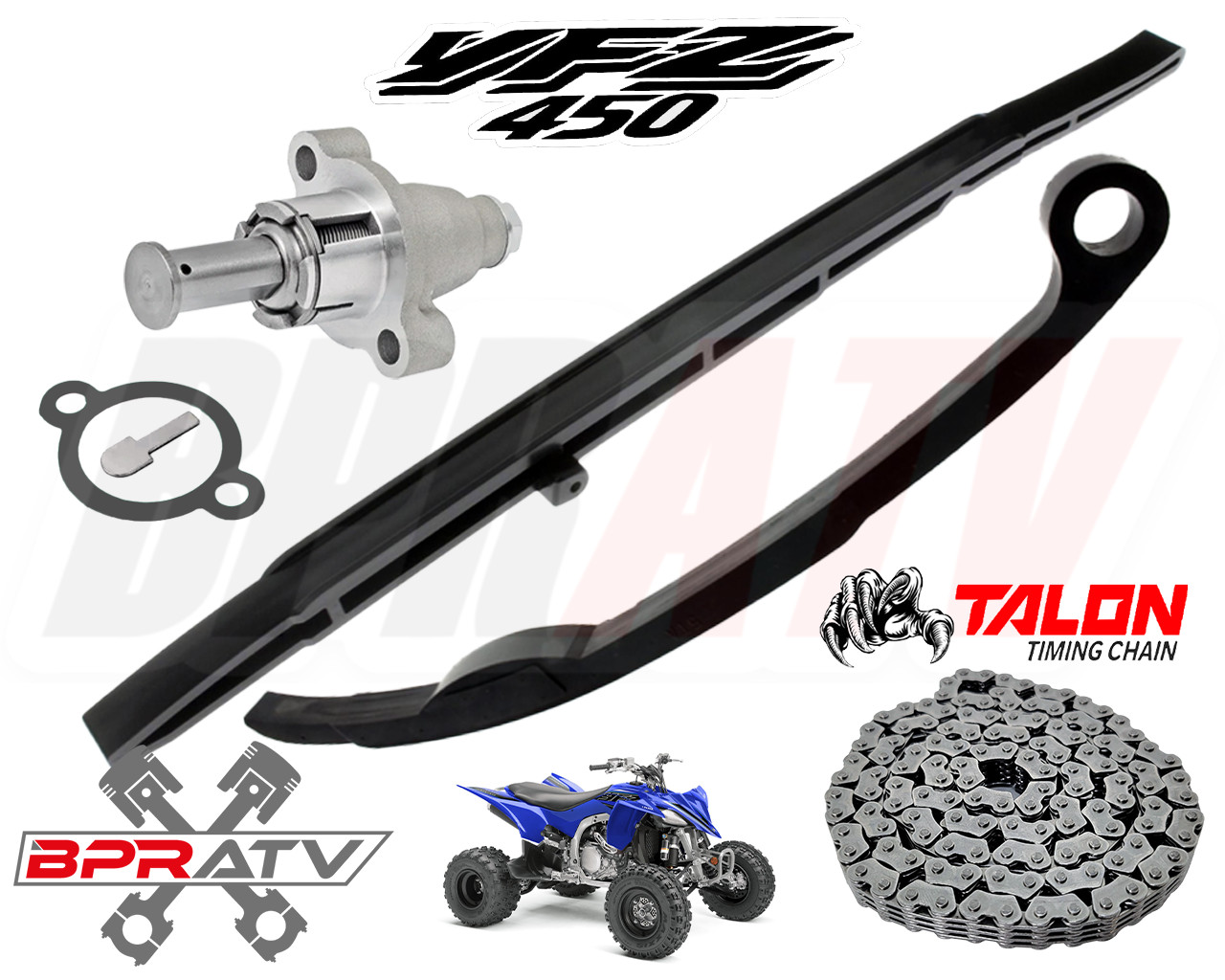 Yamaha YFZ450R YFZ 450R Timing Guides Tensioner Chain Tensioner BPRATV Cam Chain