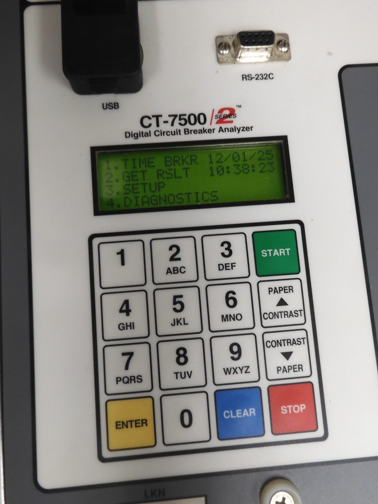 Vanguard Instruments CT-7500 - Digital Circuit Breaker Analyzer - QF64