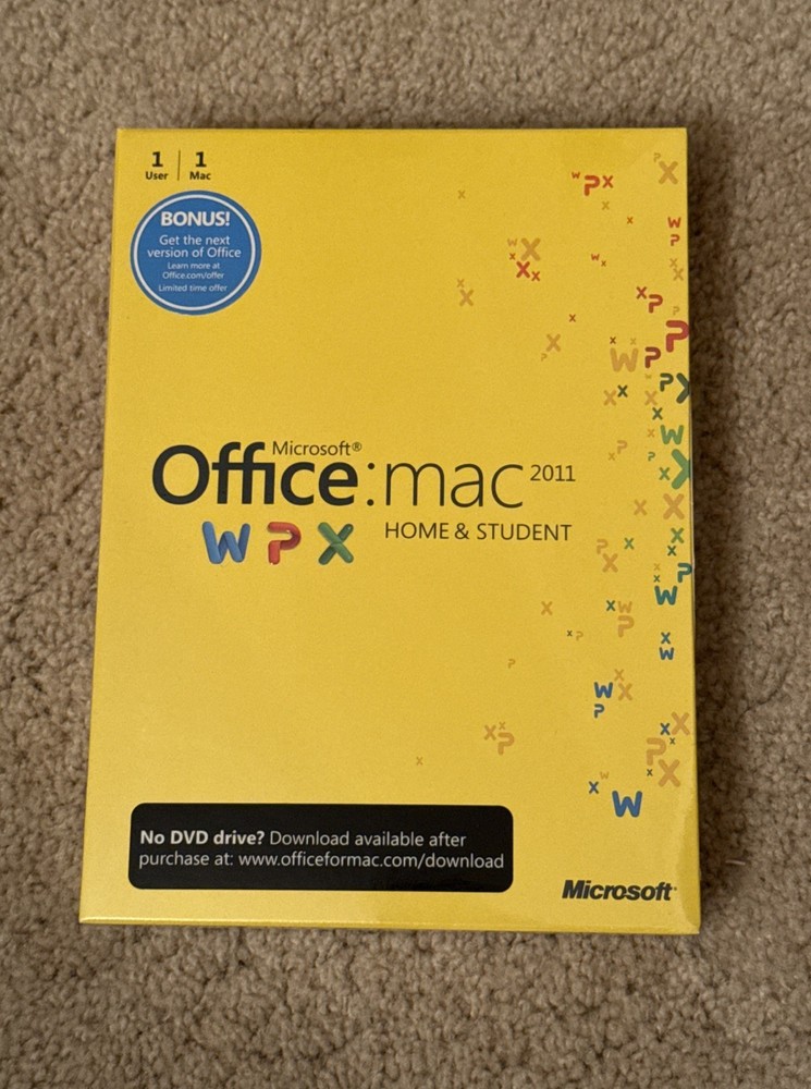 Microsoft Office 2011 Home and Student (Retail) (1 Copies) - Full Version