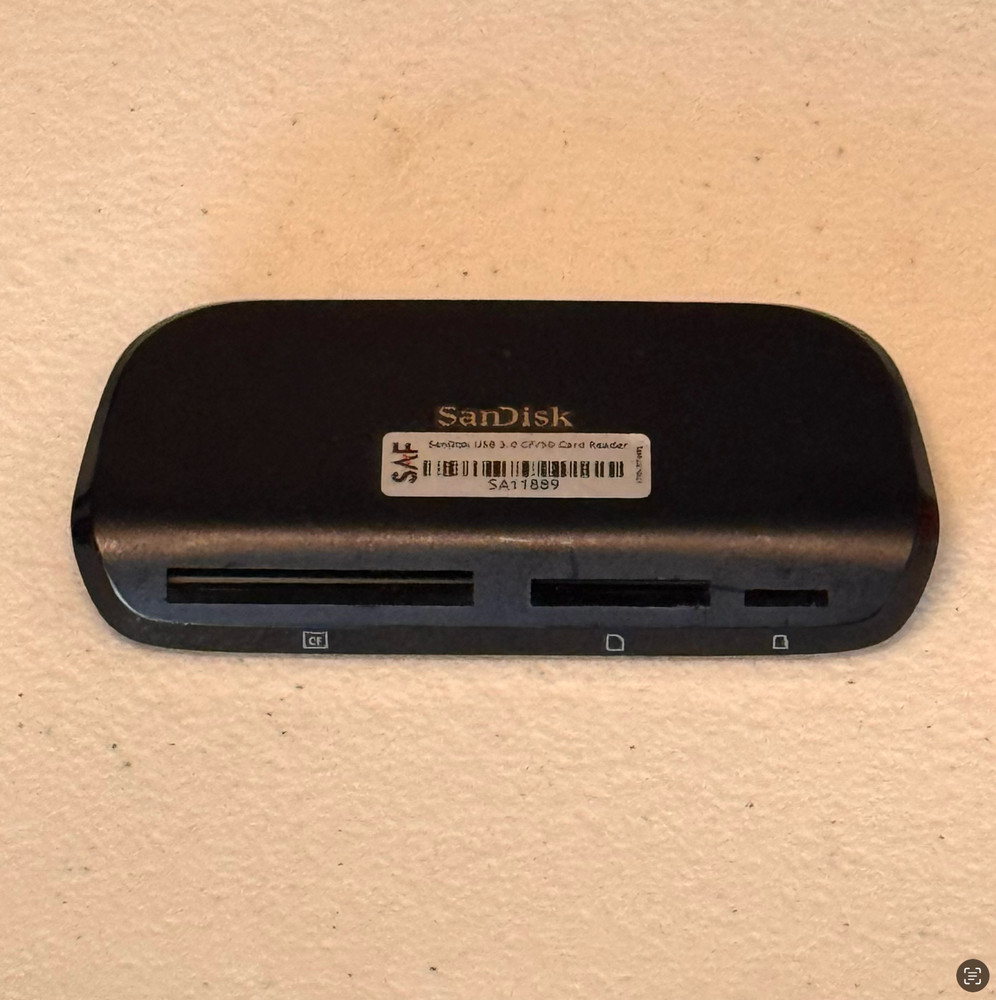 SanDisk ImageMate Pro USB Micro B External Memory Card Reader – Works Great