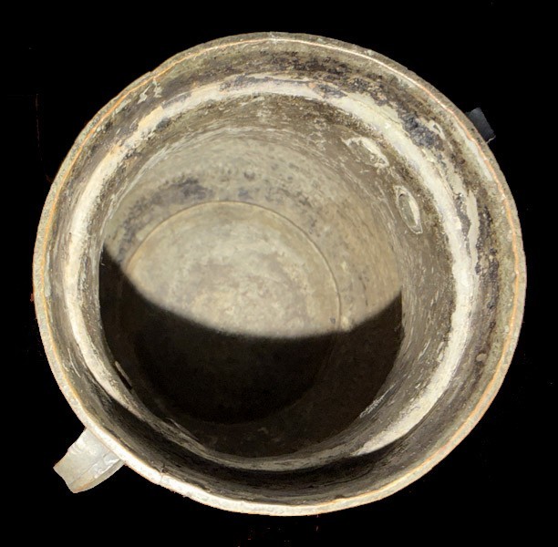OLD COOPER CENTRAL ASIAN JUG WITH HAND ENGRAVED