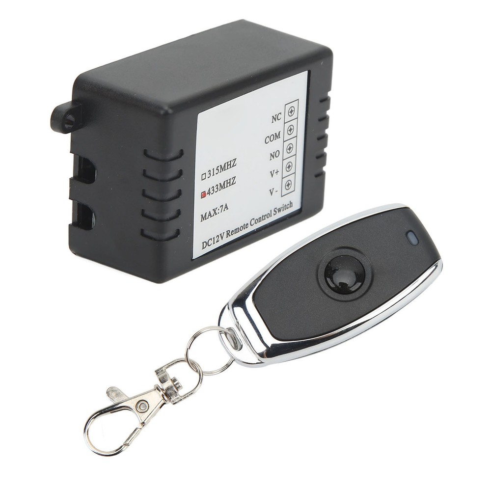 DC12V Remote Control Switch Battery Disconnect Switch Single Button 7A