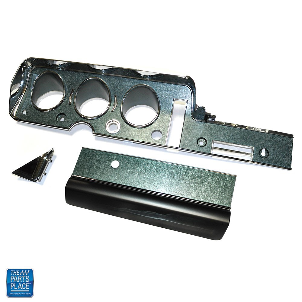 1968 GTO LeMans Tempest 3 Piece Dash Bezel Glove Box Housing Kit New