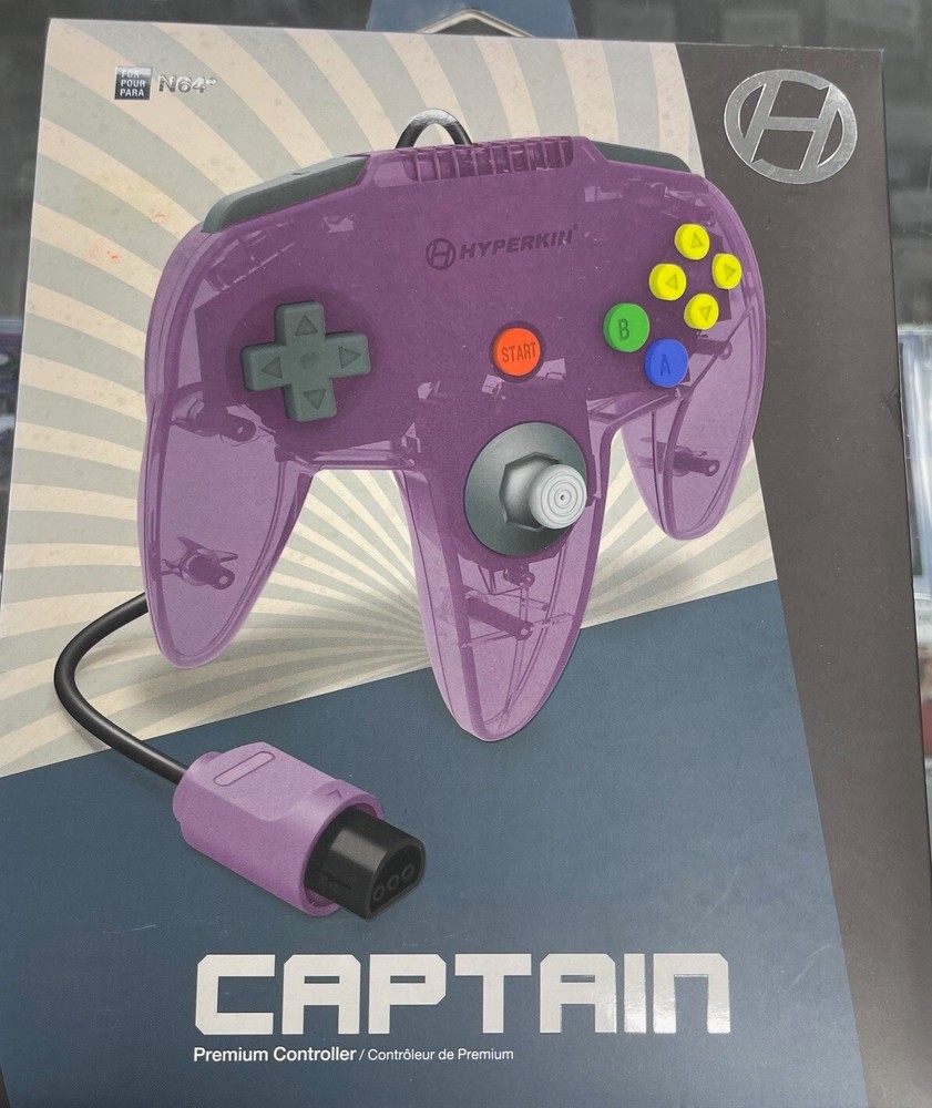 Hyperkin Captain Premium Controller For N64 - Purple