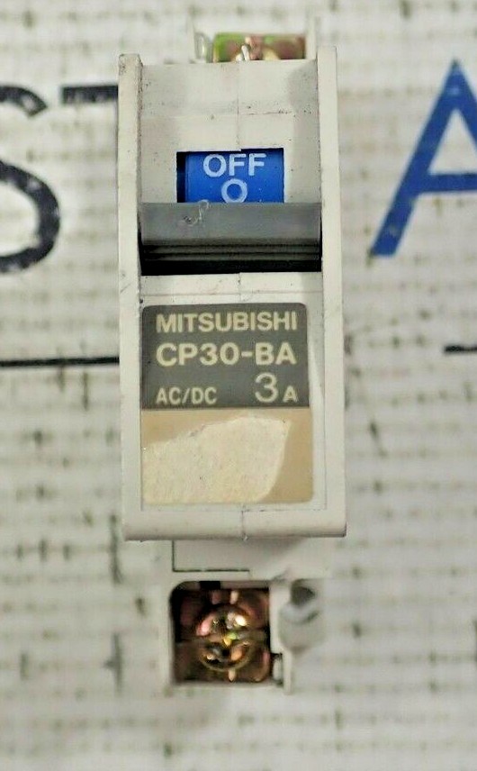 Mitsubishi CP30-BA 3A 1 Pole Circuit Protector