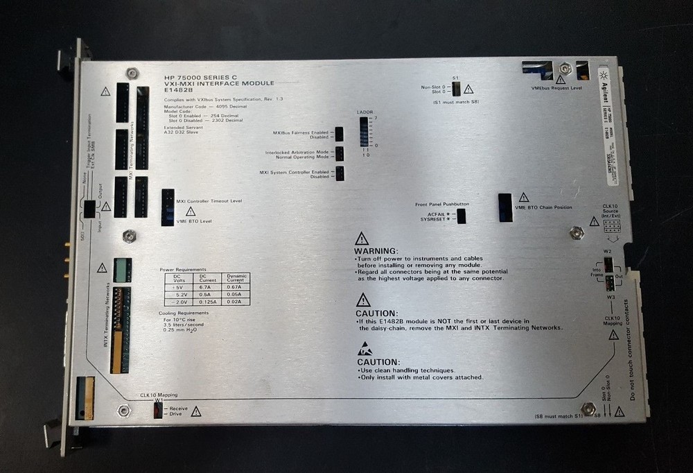 HP E1482B VXI-MXI INTERFACE MODULE