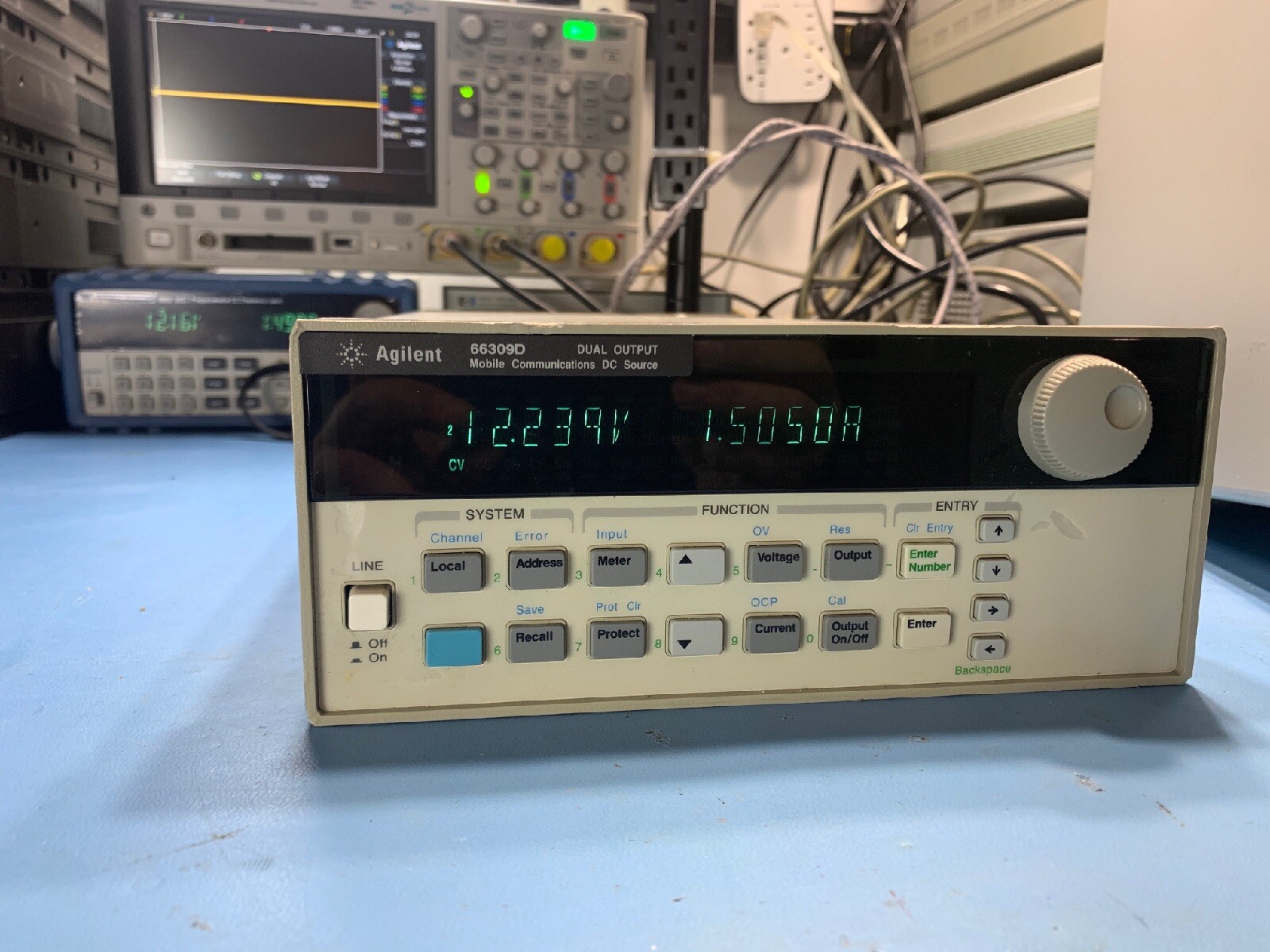 HP Agilent 66309D Dual Output Mobile Communications DC Source Used Tested