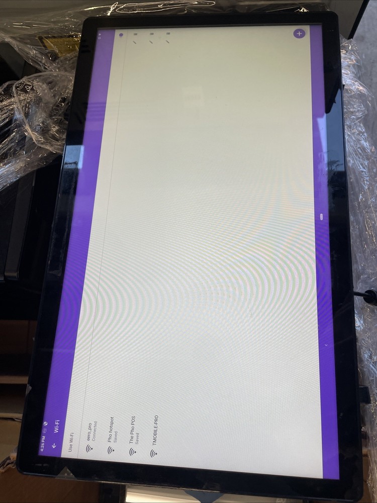 MicroTouch IC-215P-AA2 21.5” touchscreen display Android POS (For Parts)