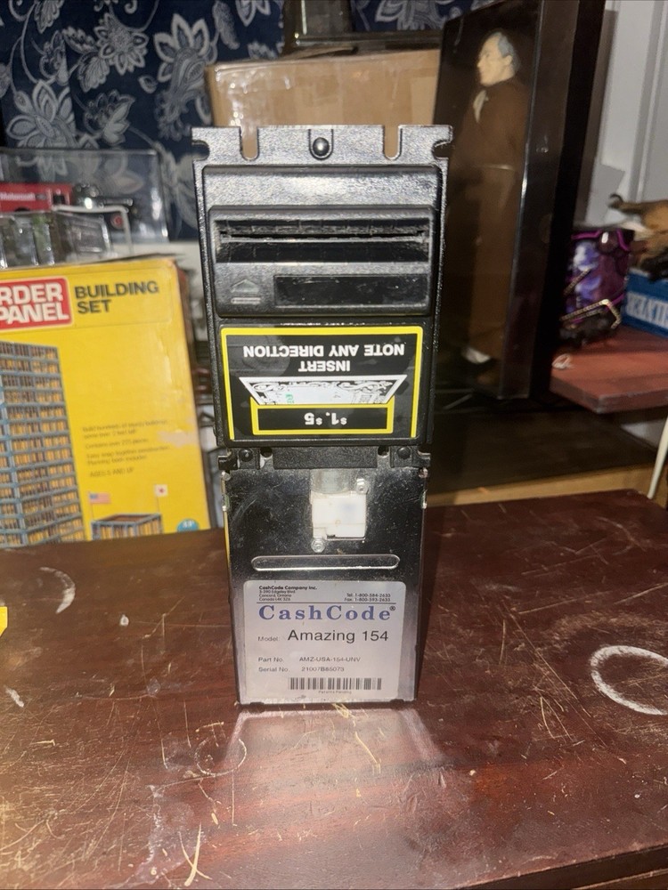 $1-$5 bill accept her cash code model 154