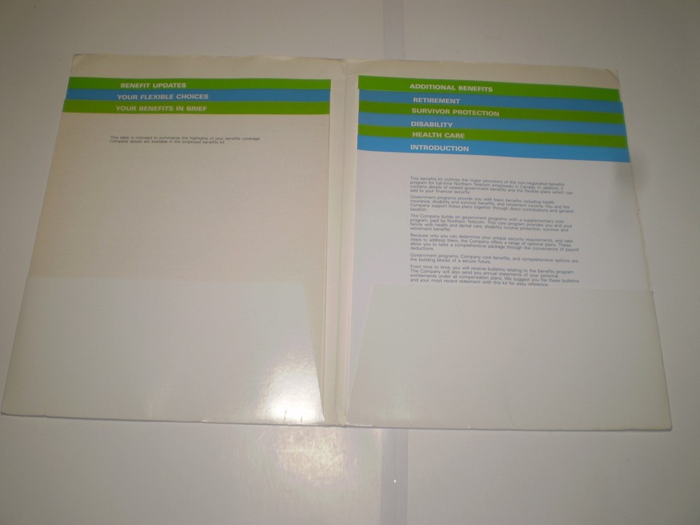 Vintage Northern Telecom documents