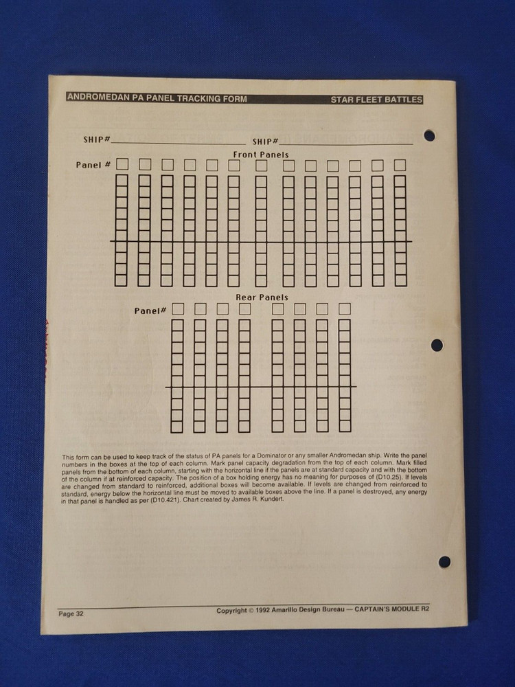 Captain's Module R2 - Star Fleet Battles