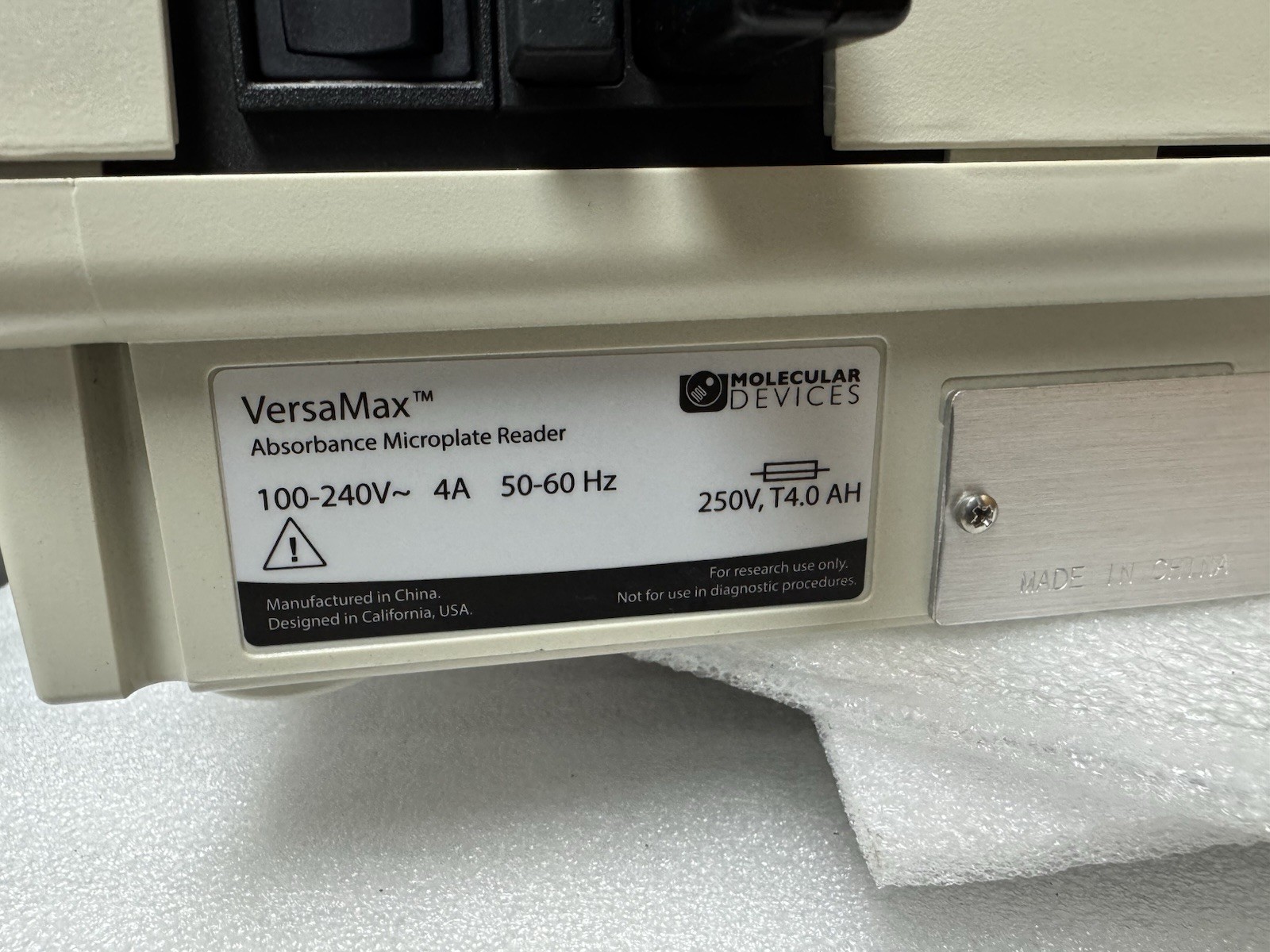 Molecular Devices Versamax Tunable Microplate Reader