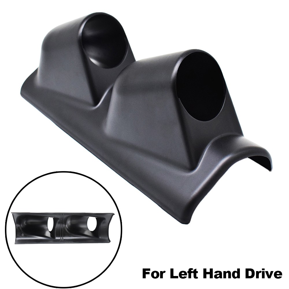 UNIVERSAL 2" 52MM LEFT DUAL HOLE GAUGE POD PILLAR METER MOUNT HOLDER RACING