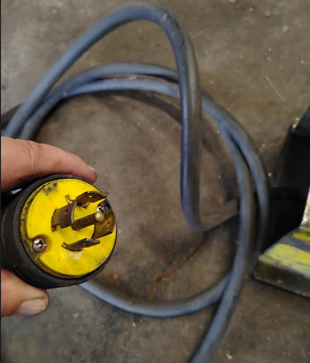 Press brake foot switch