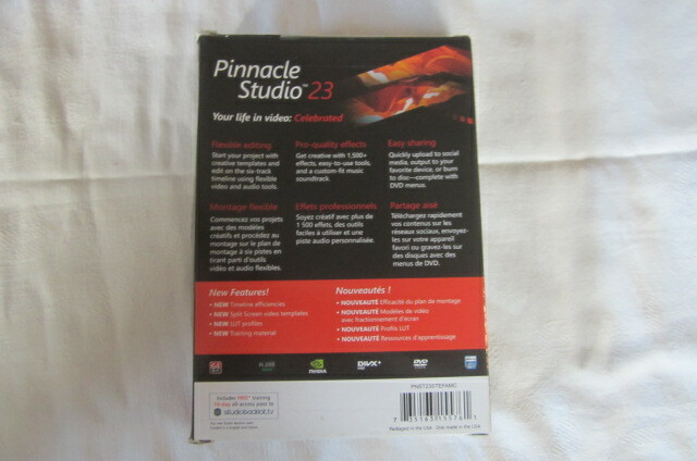 New in the Package Pinnacle Studio 23 Flexible Video Editing Software