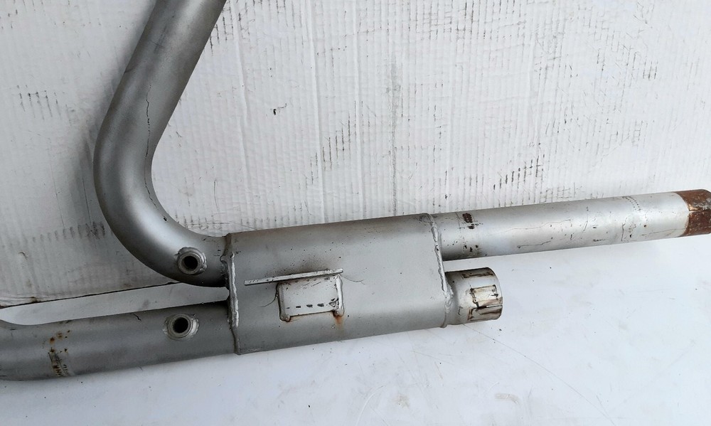 Harley Gray Header Exhaust Pipe