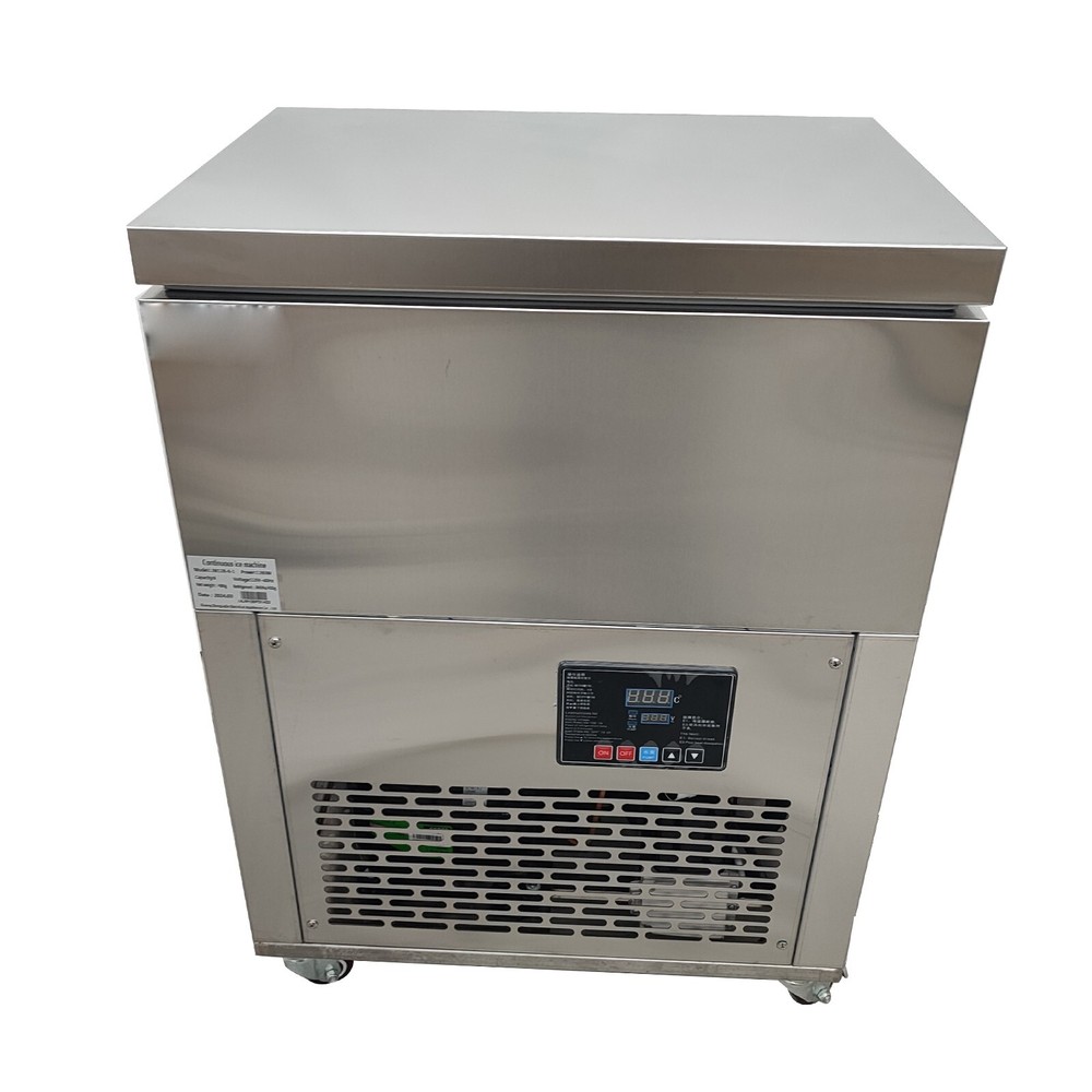 Automatic 6 Buckets Snow Ice Machine Cylindrical Ice Block Making Machine Ice B