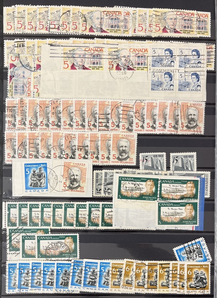 Canada Mid Period Mixture Used MNH(100s) DA1426