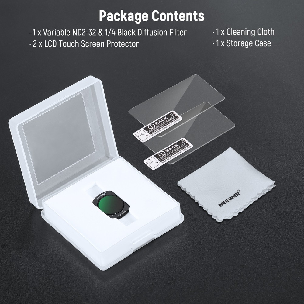 NEEWER FL-83D Variable ND & Diffusion Filter for DJI Pocket 3
