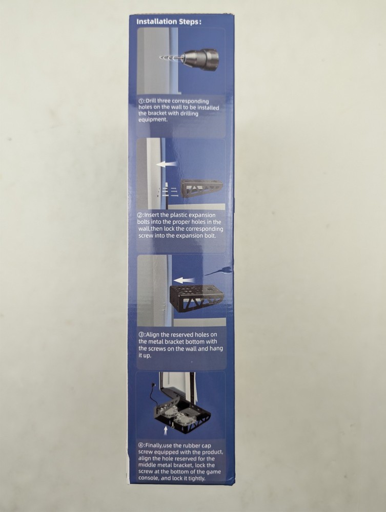 iPlay PS5 Multi-functional Wall Mounted Cooling Bracket Charging Station