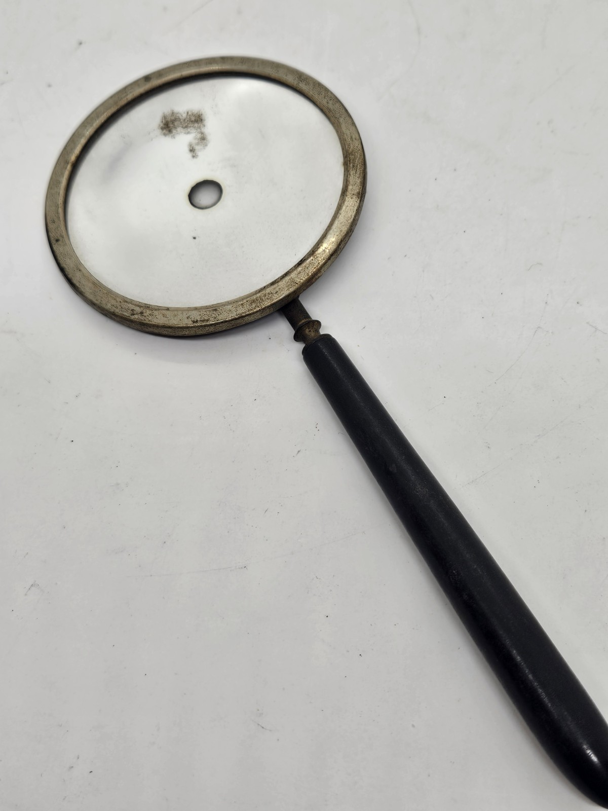 Antique 19th C. Surgeon Doctor's Opthamology Hand Held Mirror Reflector Tool