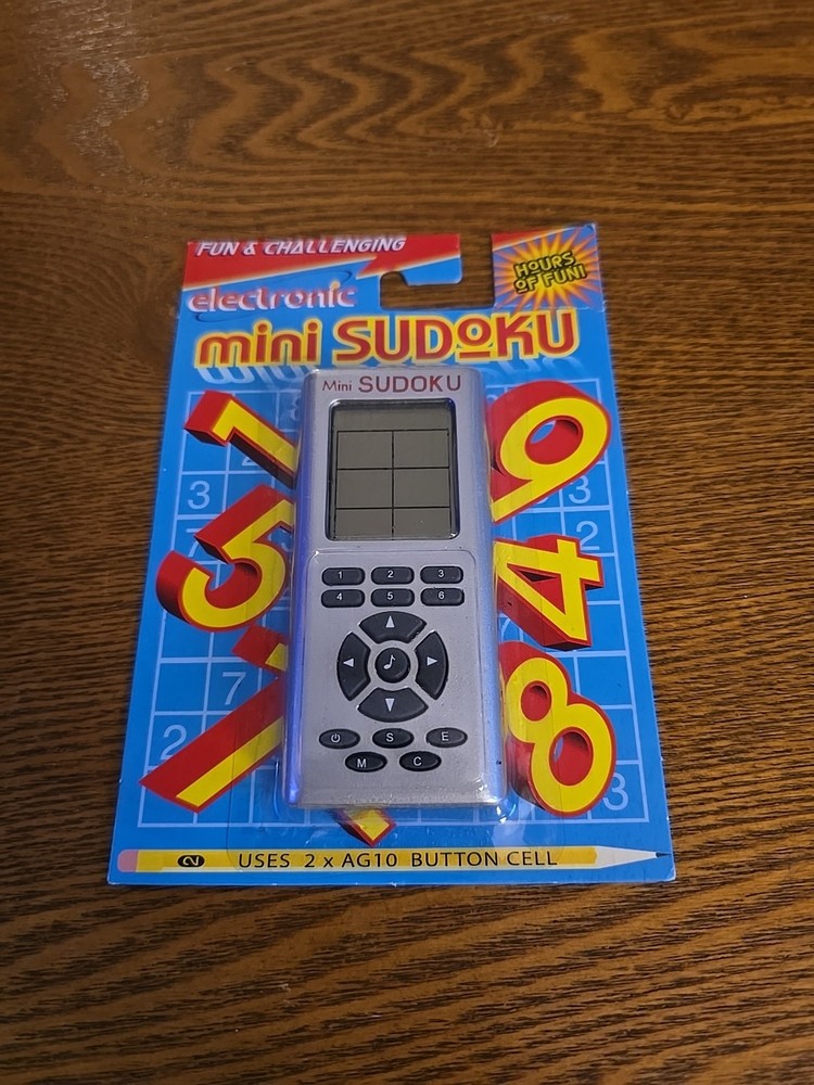 New Mini Sudoku Portable Hand Held Electronic Game