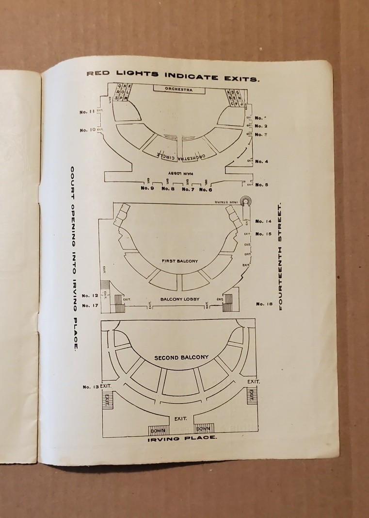 2192----1903/04 Academy of Music programs lot of 4 NYC