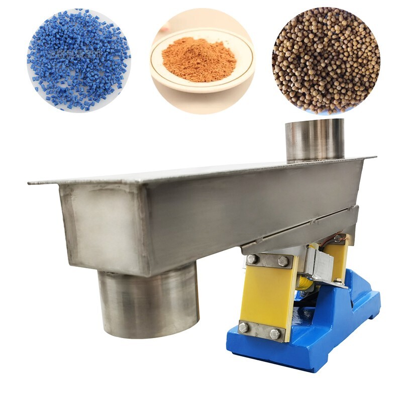 Small Electromagnetic Closed Vibration Feeder Feeding Machine W/ Controller 110V