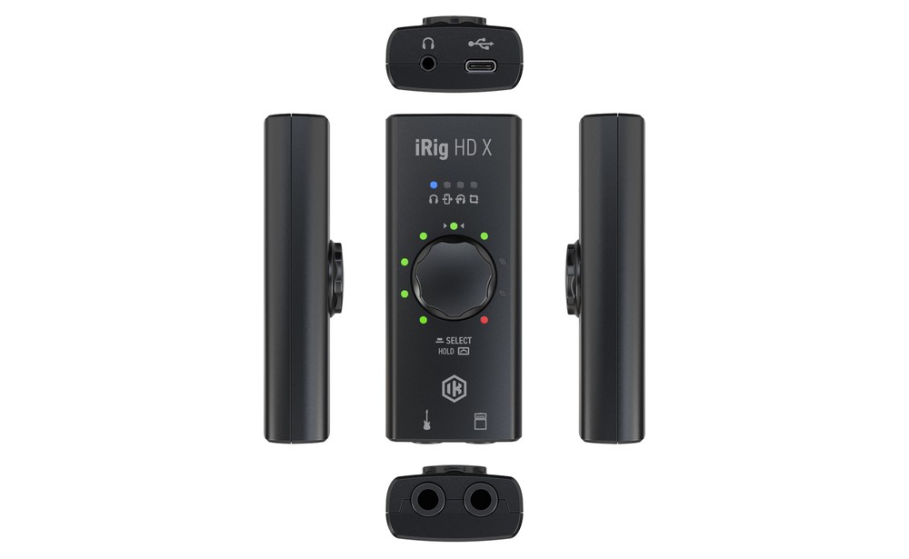 IK Multimedia iRig HD X Mobile Guitar USB Audio iPad/iPhone Interface