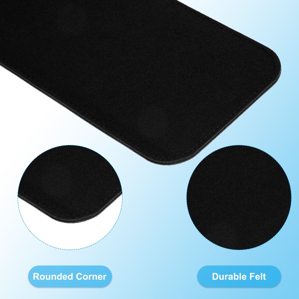 2Set Felt Base Shaper 14"x5" Bag Bottom Pad Purse Liner Board Insert Arc Corner