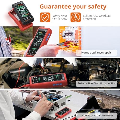 USB C Rechargeable Smart Multimeter Digital Multimeter 6000 counts Smart Meter